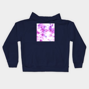 Pink and Purple Tie-Dye Spots Kids Hoodie